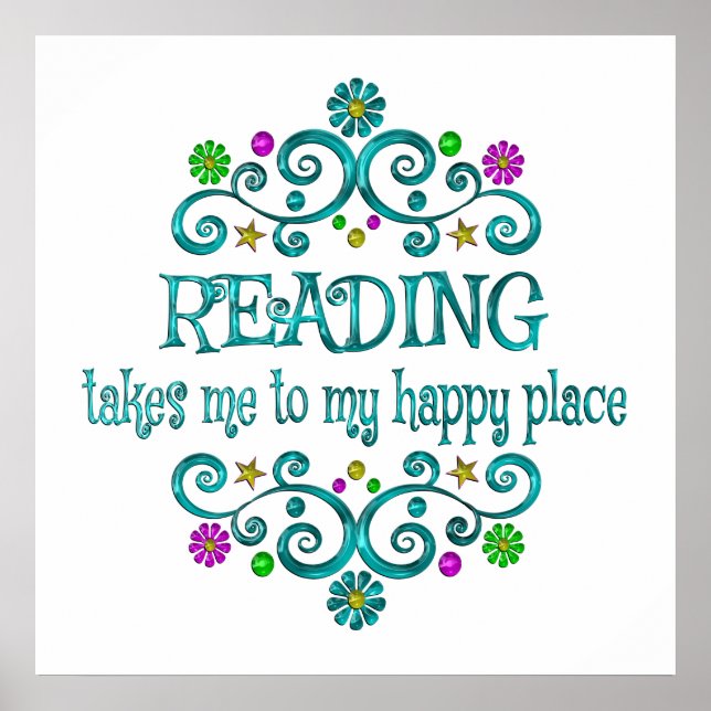 Reading Happy Place Poster (Front)