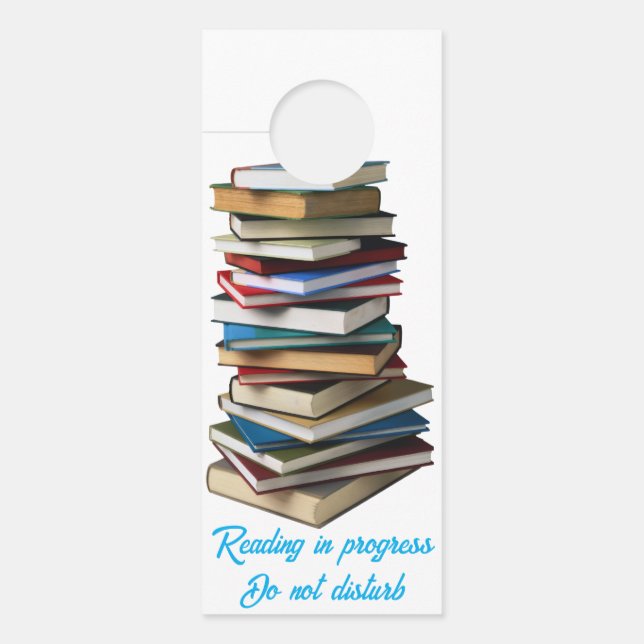 Reading in progress door hanger (Front)