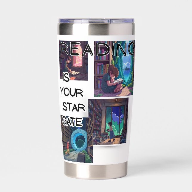 reading insulated tumbler (Front)