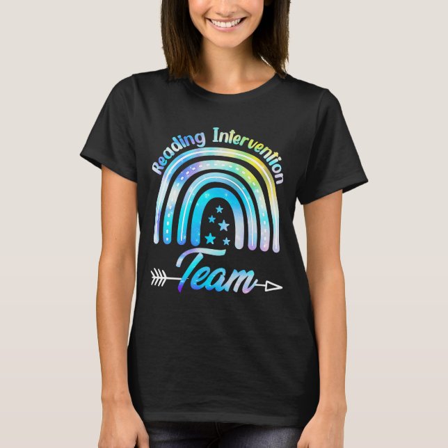Reading Intervention Team Science Of Reading Teach T-Shirt (Front)