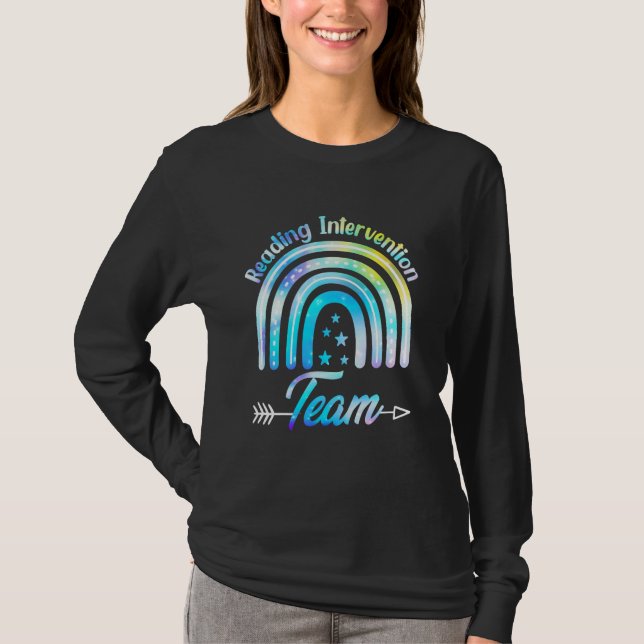 Reading Intervention Team Science Of Reading Teach T-Shirt (Front)