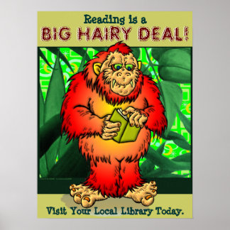 Reading is a Big Hairy Deal! Poster