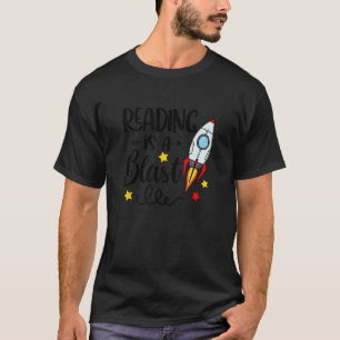 Reading Is A Blast Teacher Librarian Book Lover Bo T-Shirt