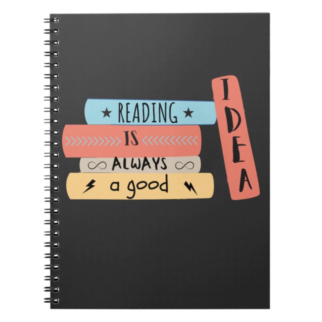 Reading Is Always a Good Idea Book Reading Lovers  (Front)