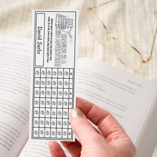 Reading Is an Adventure kids personalized Bookmarks