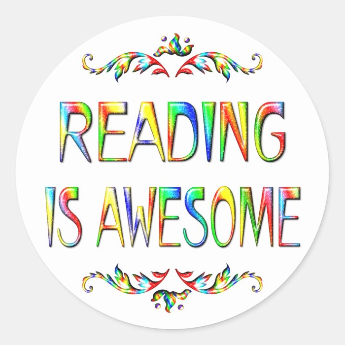 Reading is Awesome Stickers