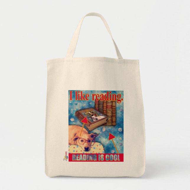 READING IS COOL TOTE BAG (Front)