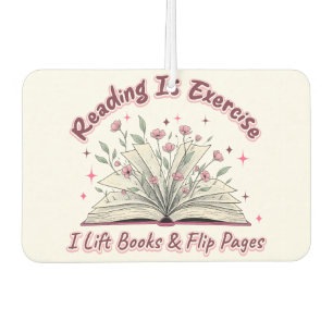 Reading Is Exercise.... Air Freshener