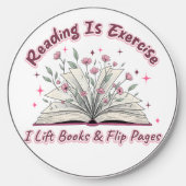 Reading Is Exercise.... Wireless Charger (Front)