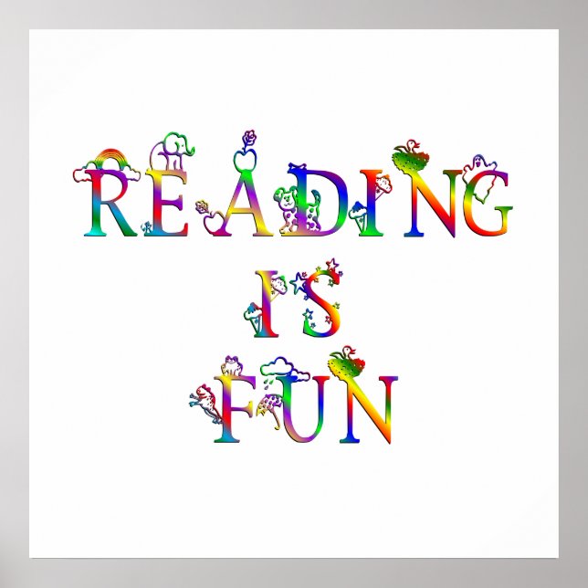 Reading is Fun Poster (Front)