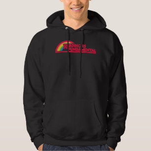 Reading is Fundamental Gay Rainbow  Hoodie