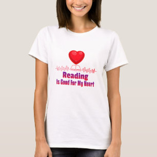 Reading is Good for My Heart T-Shirt