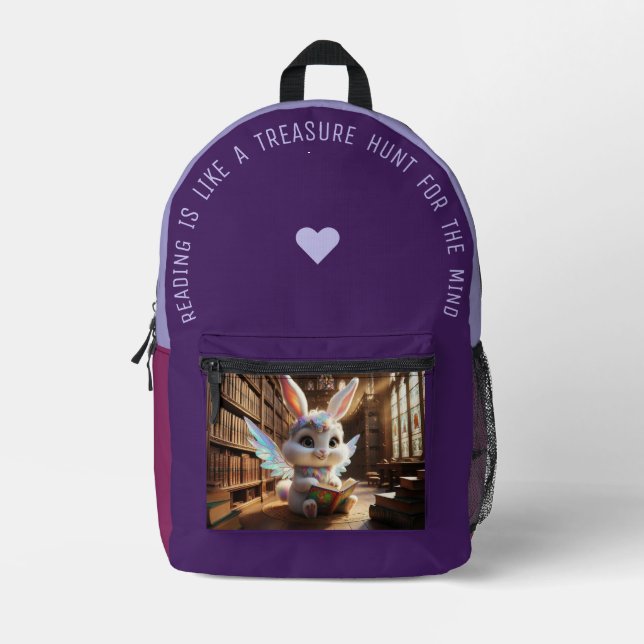 Reading Is Like… Printed Backpack (Front)