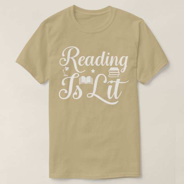 Reading is Lit T-Shirt (Design Front)
