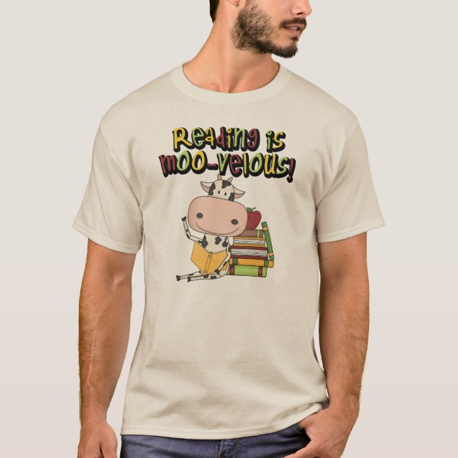 Reading is Moo-velous T-Shirt (Front)