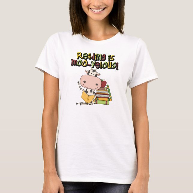 Reading is Moo-velous T-Shirt (Front)