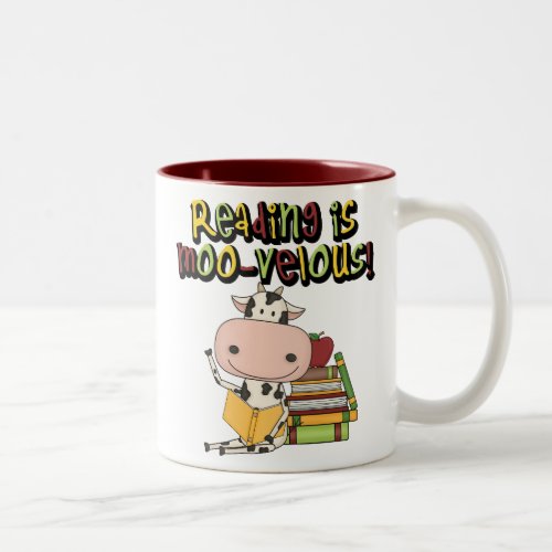 Reading is Moo_velous Two_Tone Coffee Mug