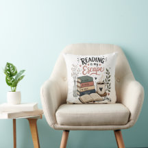 Reading Is My Escape - Cozy Book Lover Aesthetic