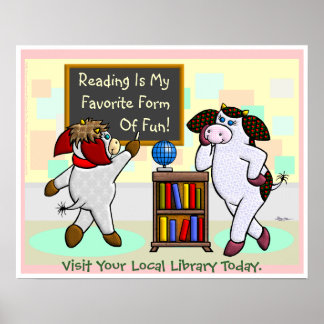 Reading Is My Favorite Form Of Fun! Poster