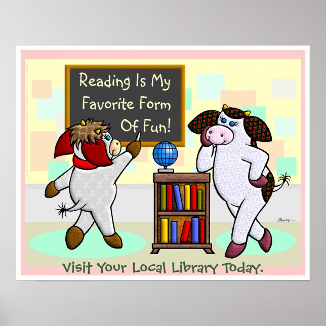 Reading Is My Favorite Form Of Fun! Poster (Front)