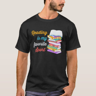 Reading Is My Favorite Sport Book T-Shirt