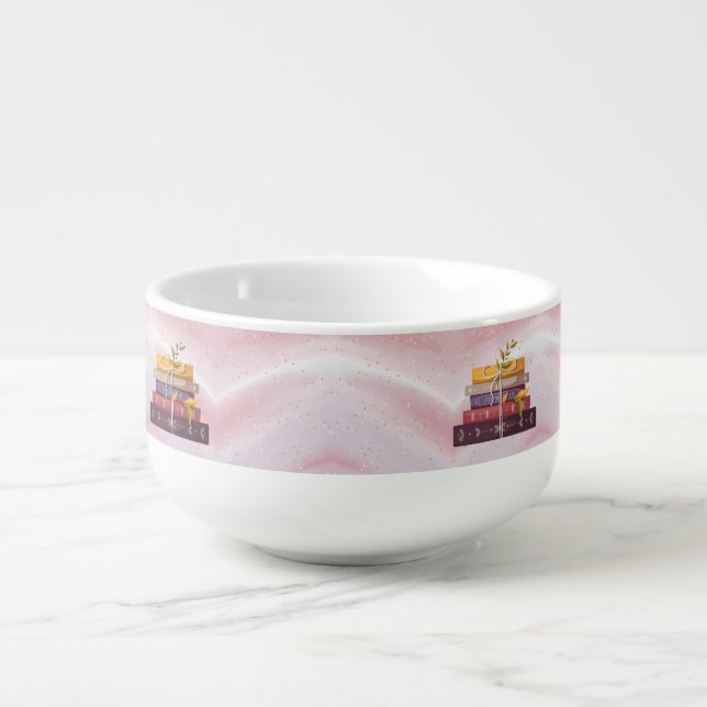 Reading Is My Favorite Sport  Soup Mug (Front)