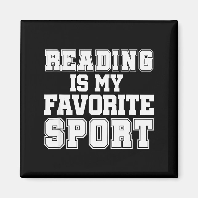 Reading Is My Favorite Srt Funny Librarian Shirt  Magnet (Front)