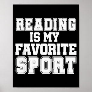 Reading Is My Favorite Srt Funny Librarian Shirt  Poster