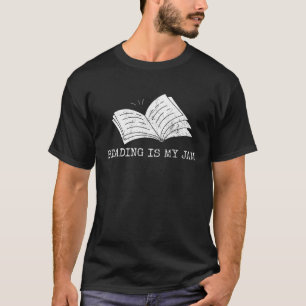 Reading is my Jam Cute Teacher Librarian T-Shirt