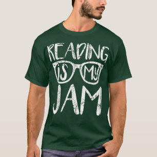 Reading is my jam  Halloween Librarian Library Rea T-Shirt