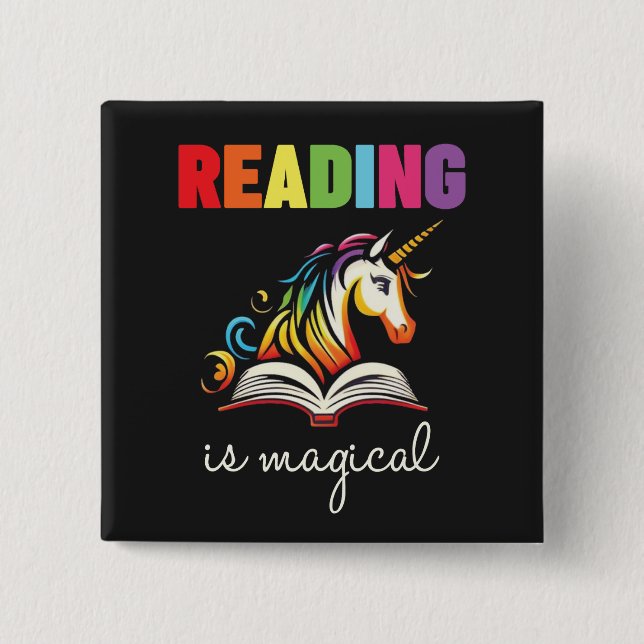 Reading is my magical button (Front)