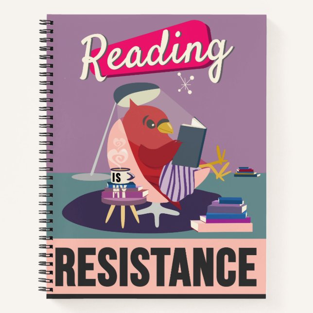 "Reading is My Resistance" Notebook (Front)