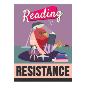Reading Is My Resistance – Retro Styled Print