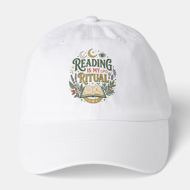 Reading Is My Ritual Book Lover Hat (Front)