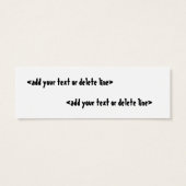 Reading Is My Super Power Mini Bookmarker (Back)