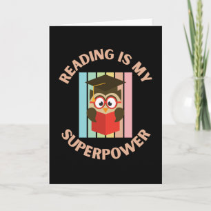 reading is my superpower card