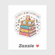 Reading Is My Superpower Cute Owl Books