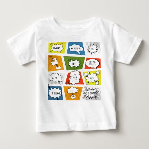 Reading is my Superpower Keychain Baby T_Shirt