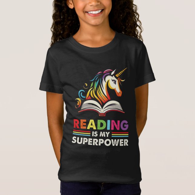 Reading is my superpower T-Shirt (Front)