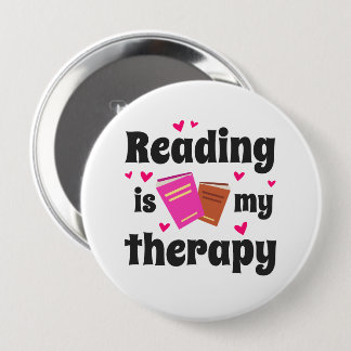 Reading is my therapy design button