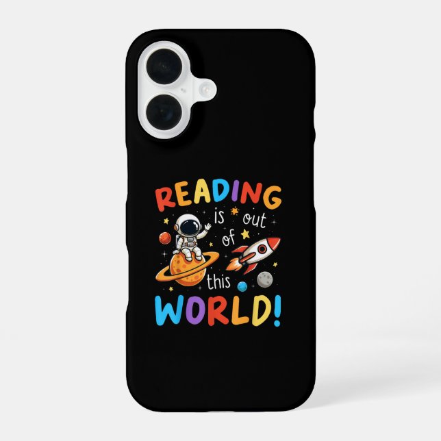 Reading Is Out Of This World Space Iphone Case (Back)