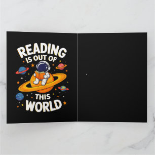 Reading Is Out Of This World Thank You Card