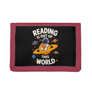 Reading Is Out Of This World Tri-fold Wallet