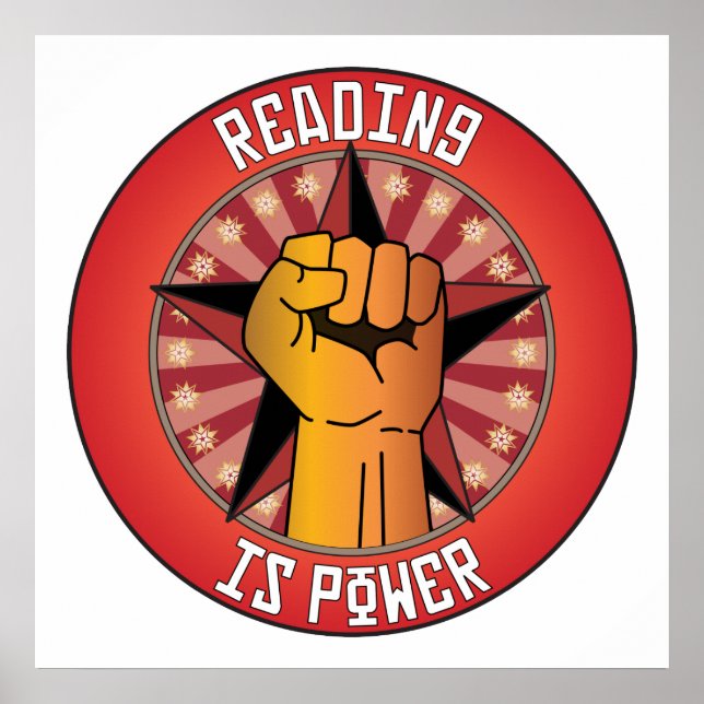 Reading Is Power Poster (Front)
