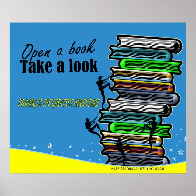 Reading is the Greatest Adventure Poster (Front)