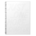 Reading Just One More Chapter Notebook at Zazzle