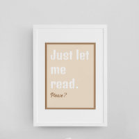 Reading Let Me Read Poster Book Themed