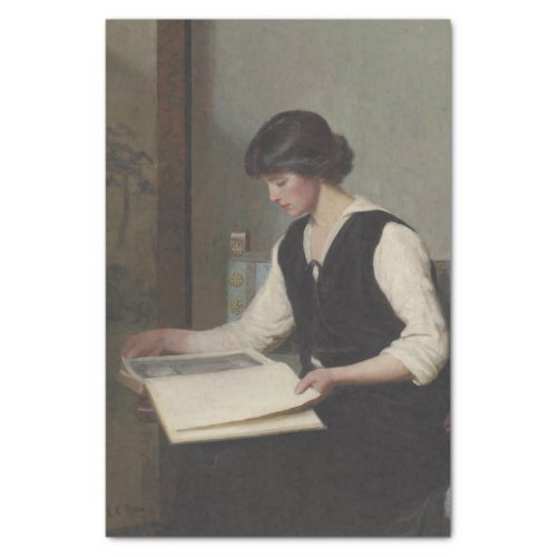 Reading Lilla Cabot Perry Tissue Paper
