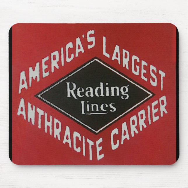 Reading Lines America's Largest Anthracite Carrier Mouse Pad (Front)