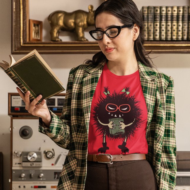 Reading Lover Evil Character Book Nerd T-Shirt (Creator Uploaded)